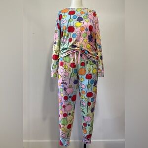 Peter Alexander The Lorax 2023 Truffula Tree Adult Pajama Set- L